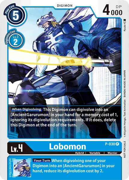Lobomon &mdash; Digimon Card Game card