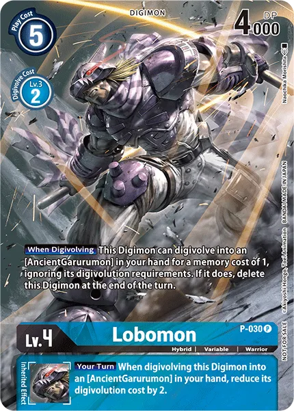 Lobomon &mdash; Digimon Card Game card