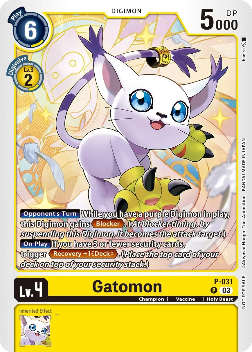 Gatomon &mdash; Digimon Card Game card