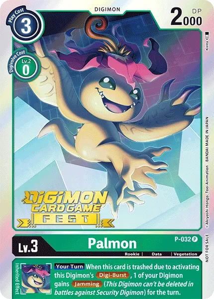 Palmon &mdash; Digimon Card Game card