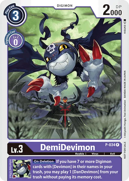 DemiDevimon &mdash; Digimon Card Game card
