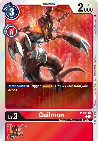 Guilmon &mdash; Digimon Card Game card
