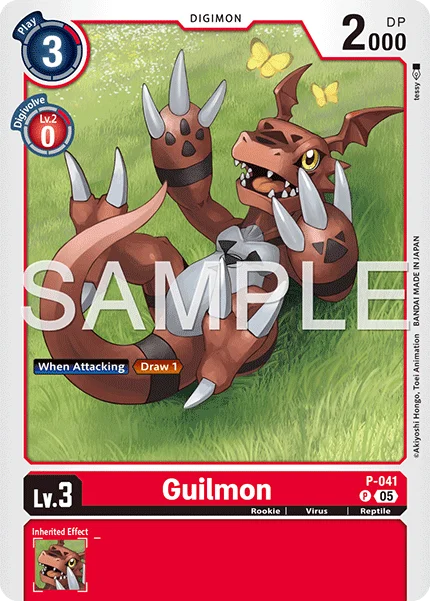 Guilmon &mdash; Digimon Card Game card
