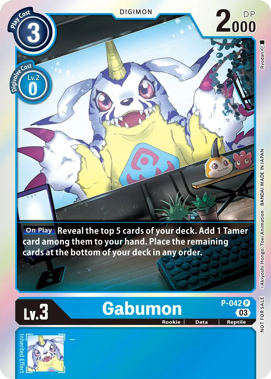 Gabumon &mdash; Digimon Card Game card
