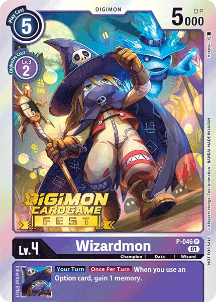 Wizardmon &mdash; Digimon Card Game card