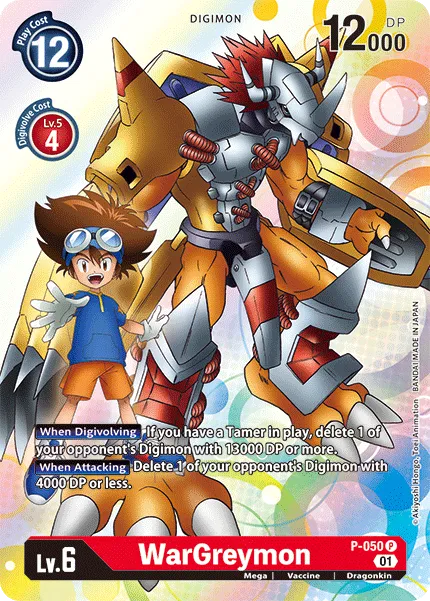 WarGreymon &mdash; Digimon Card Game card