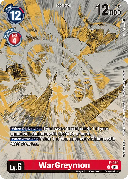 WarGreymon &mdash; Digimon Card Game card