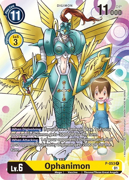 Ophanimon &mdash; Digimon Card Game card