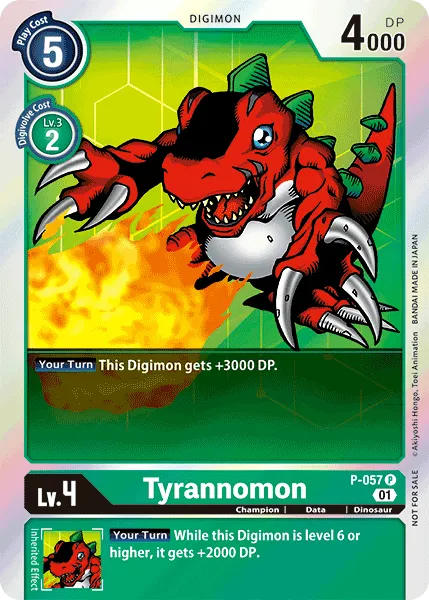 Tyrannomon &mdash; Digimon Card Game card
