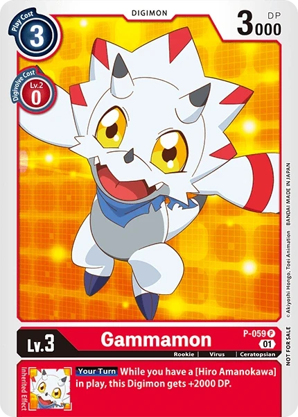 Gammamon &mdash; Digimon Card Game card