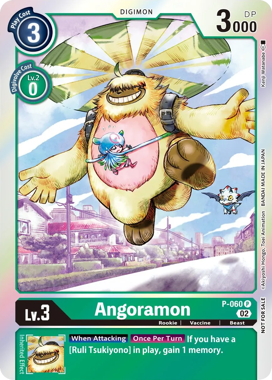 Angoramon &mdash; Digimon Card Game card