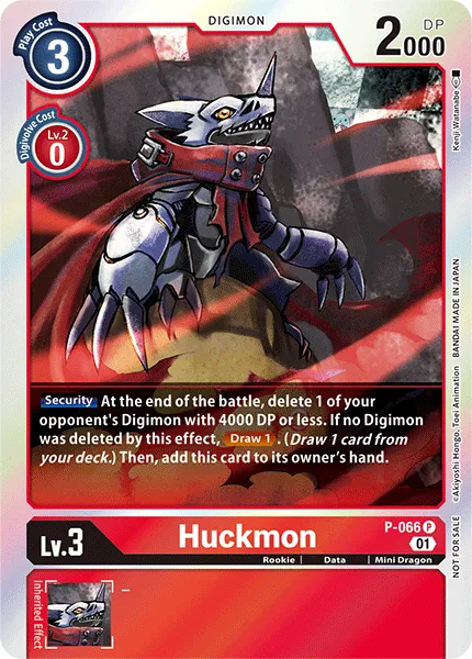 Huckmon &mdash; Digimon Card Game card