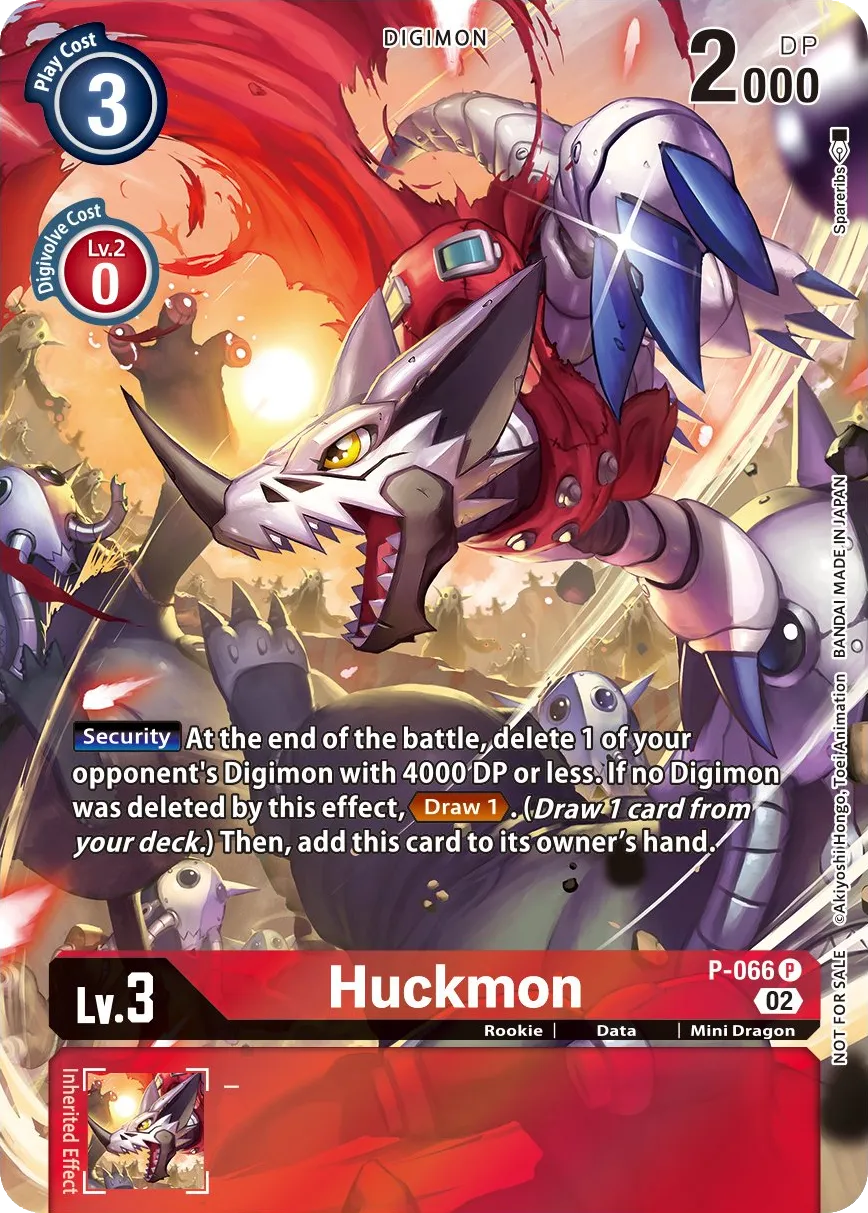 Huckmon &mdash; Digimon Card Game card
