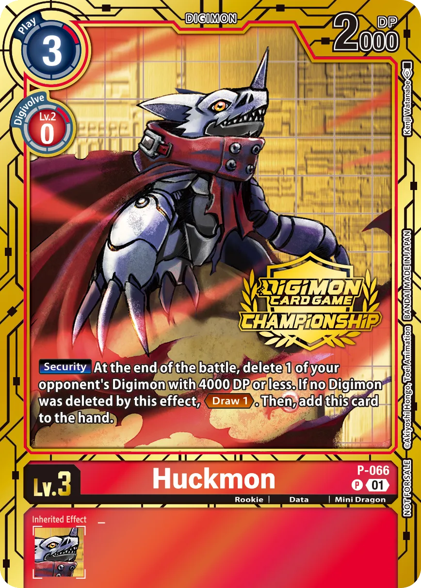 Huckmon &mdash; Digimon Card Game card