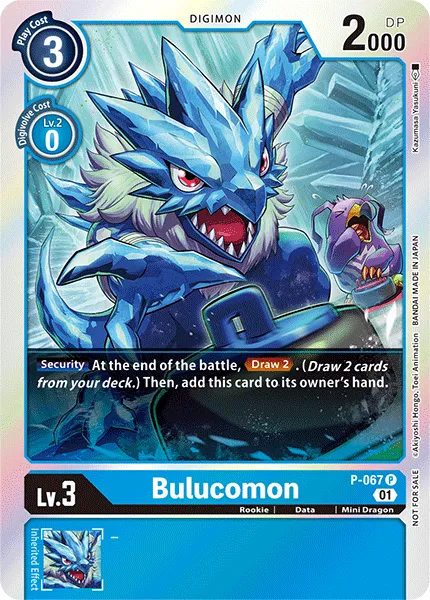 Bulucomon &mdash; Digimon Card Game card