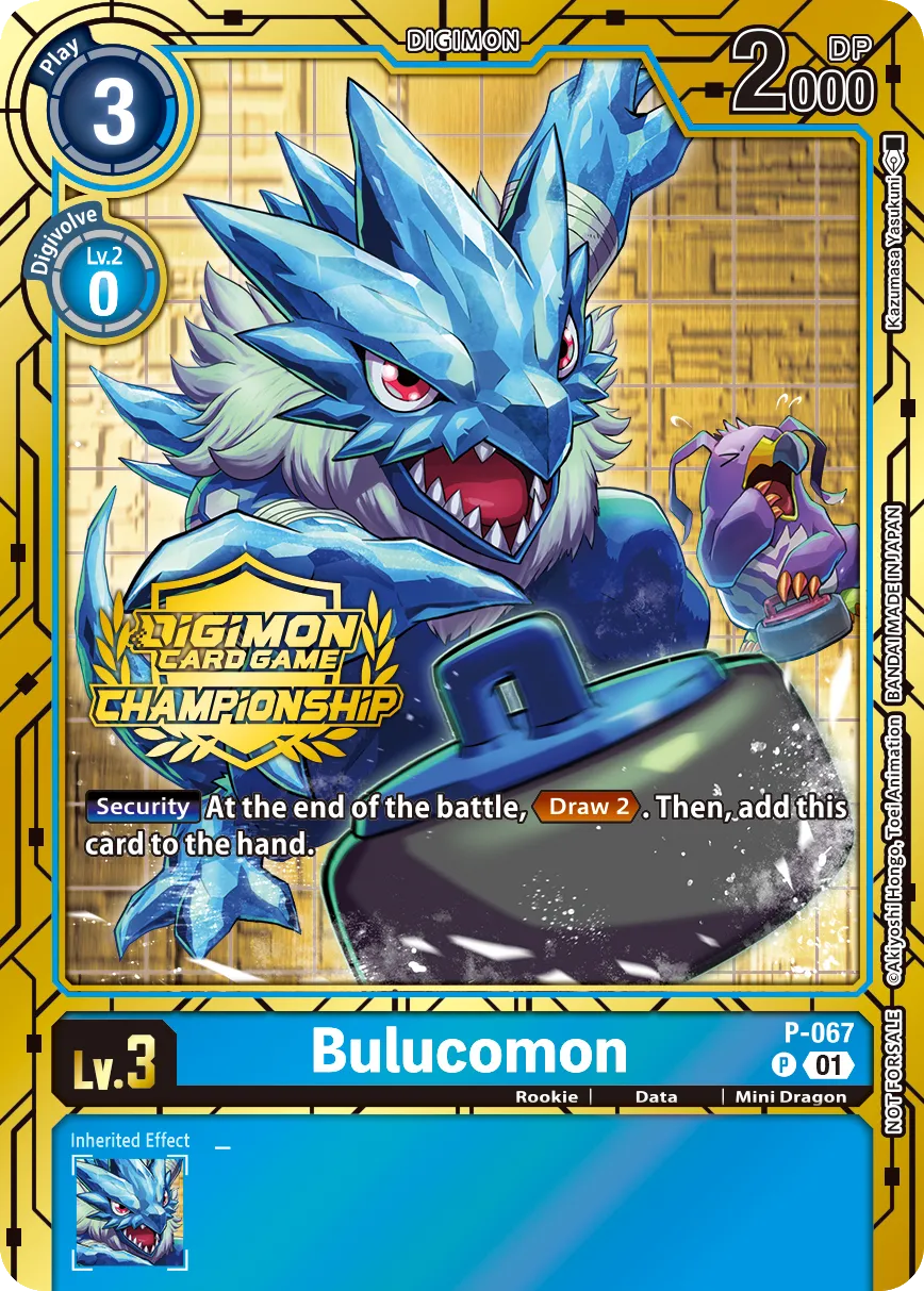 Bulucomon &mdash; Digimon Card Game card