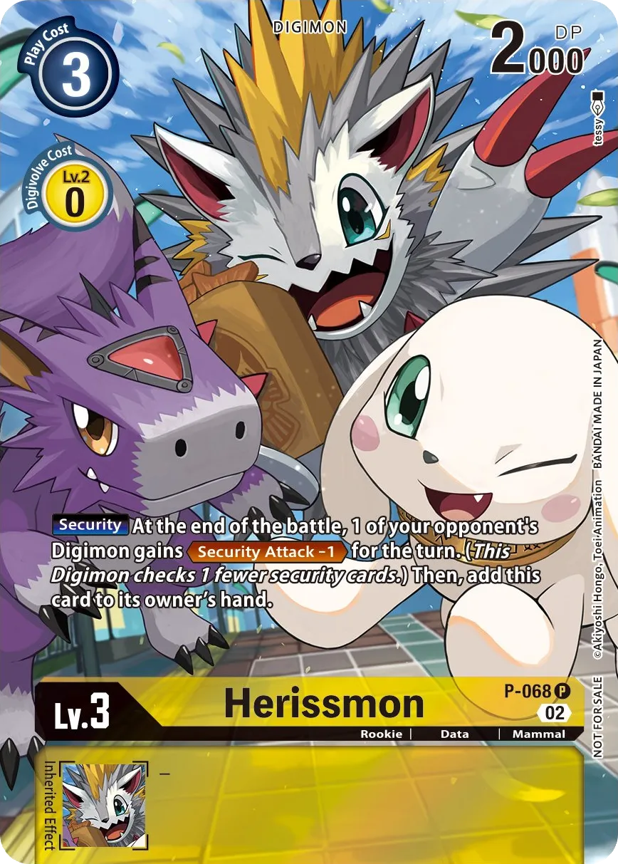 Herissmon &mdash; Digimon Card Game card