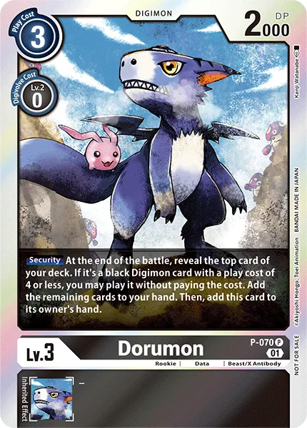 Dorumon &mdash; Digimon Card Game card