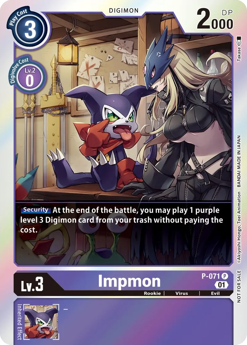 Impmon &mdash; Digimon Card Game card