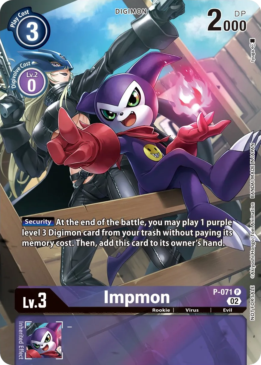 Impmon &mdash; Digimon Card Game card