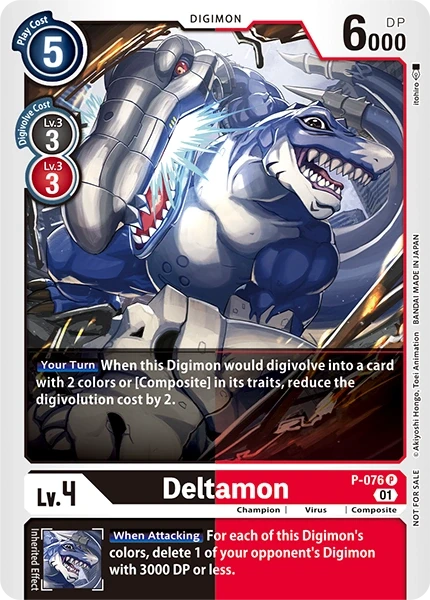 Deltamon &mdash; Digimon Card Game card