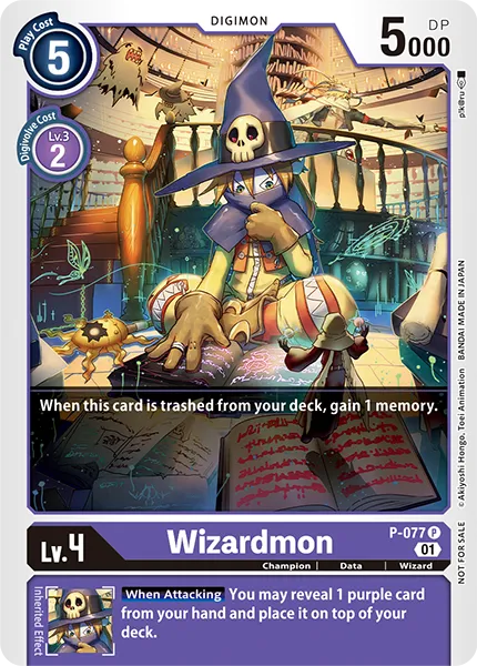 Wizardmon &mdash; Digimon Card Game card