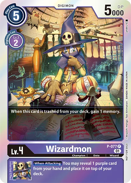 Wizardmon &mdash; Digimon Card Game card