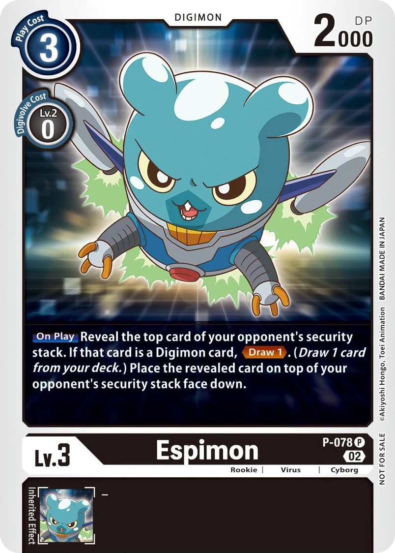 Espimon &mdash; Digimon Card Game card