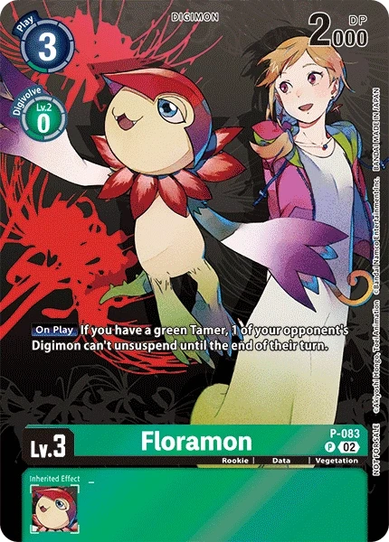 Floramon &mdash; Digimon Card Game card