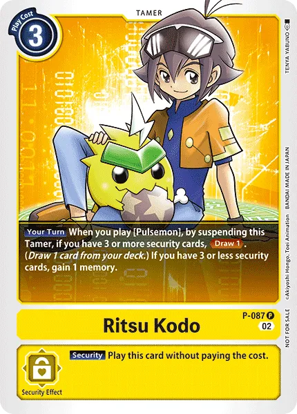 Ritsu Kodo &mdash; Digimon Card Game card