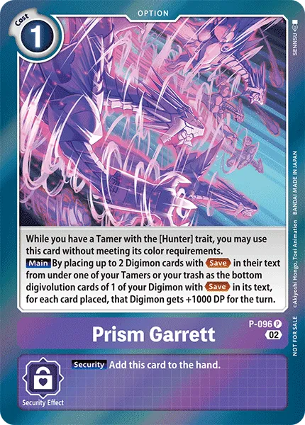Prism Garrett &mdash; Digimon Card Game card