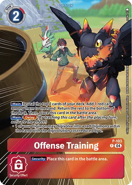 Offense Training &mdash; Digimon Card Game card