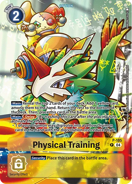 Physical Training &mdash; Digimon Card Game card
