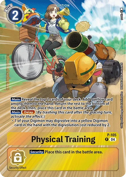 Physical Training &mdash; Digimon Card Game card