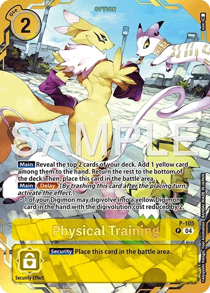 Physical Training &mdash; Digimon Card Game card