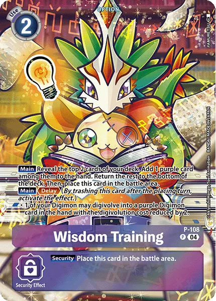 Wisdom Training &mdash; Digimon Card Game card