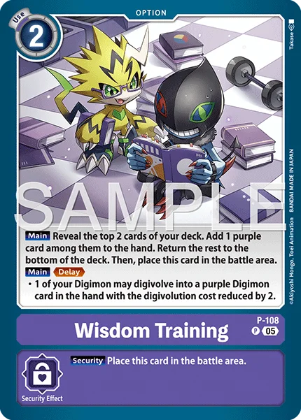 Wisdom Training &mdash; Digimon Card Game card