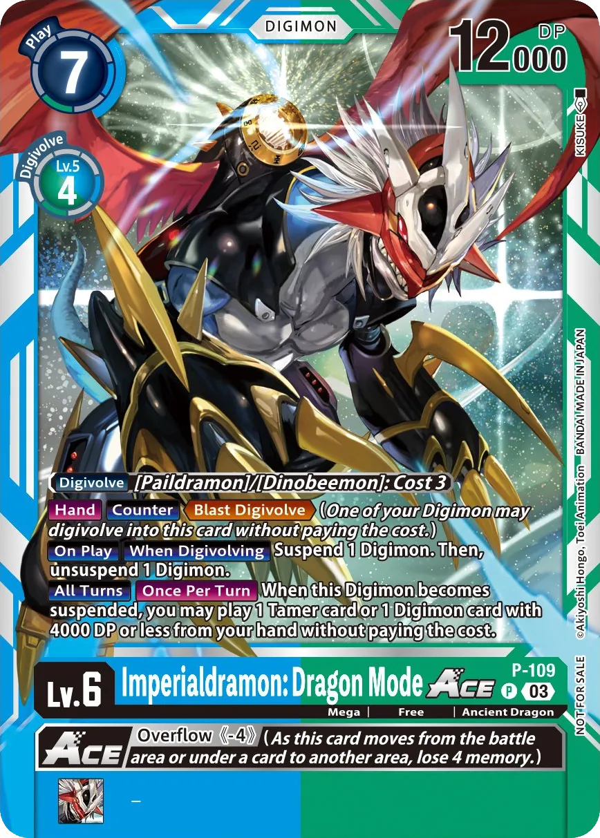 Imperialdramon: Dragon Mode ACE &mdash; Digimon Card Game card
