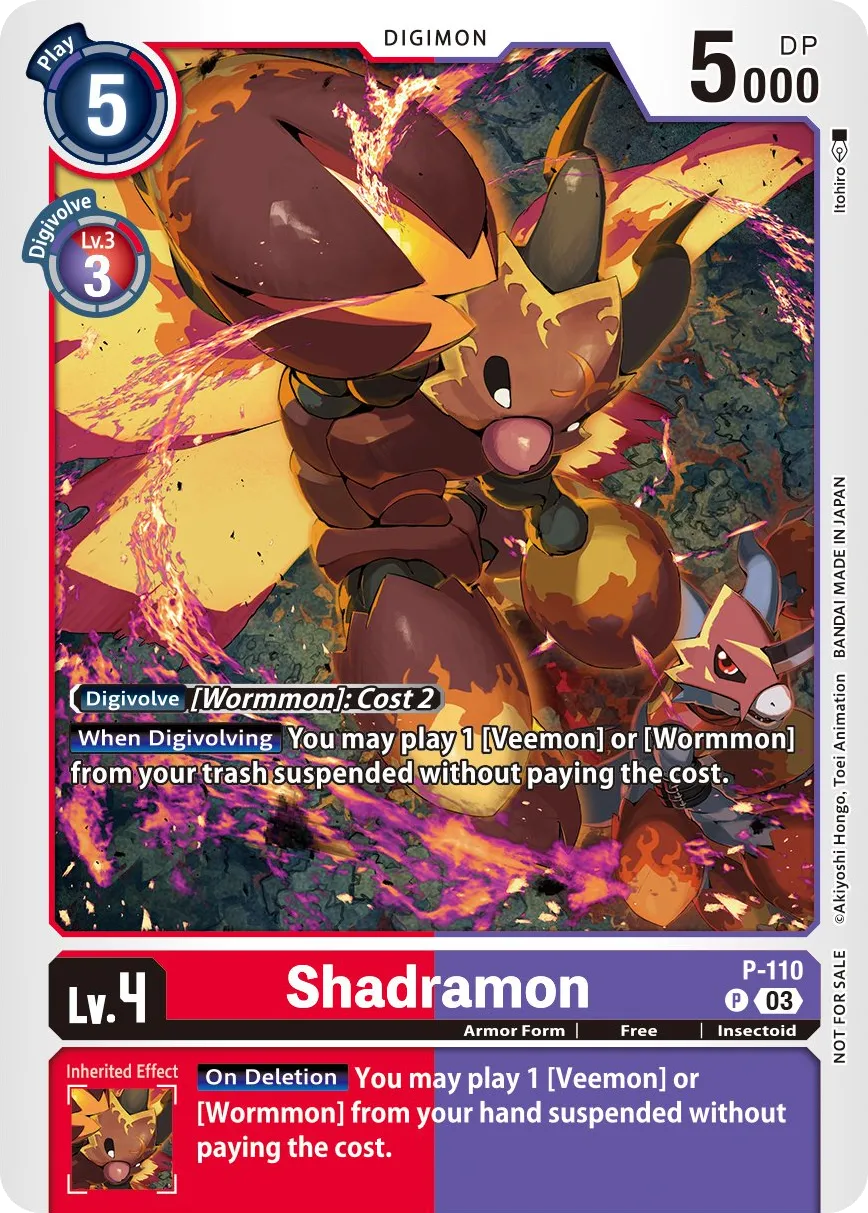 Shadramon &mdash; Digimon Card Game card