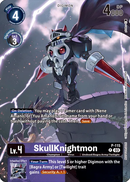 SkullKnightmon &mdash; Digimon Card Game card