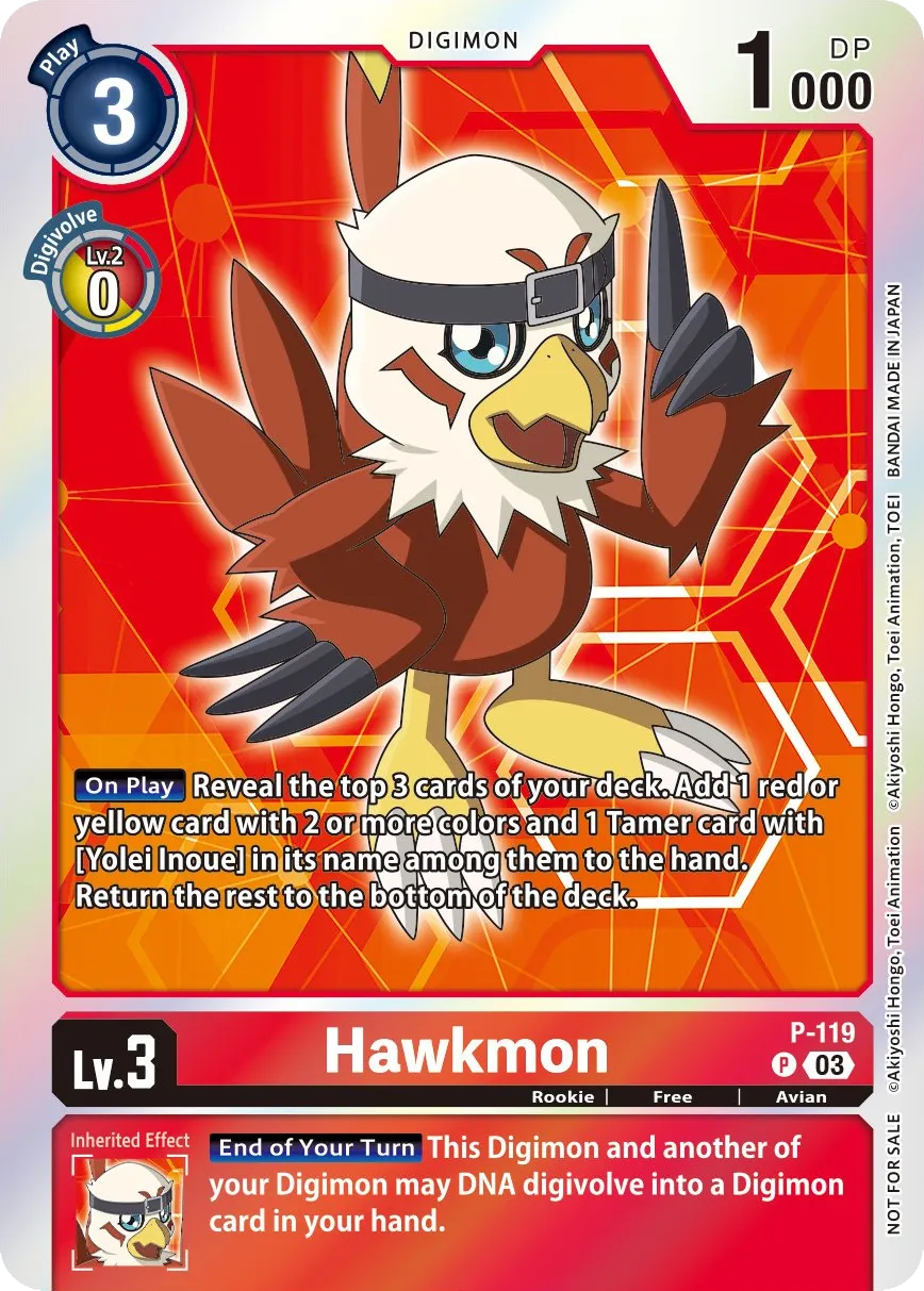 Hawkmon &mdash; Digimon Card Game card