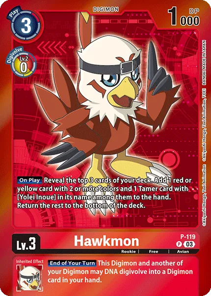 Hawkmon &mdash; Digimon Card Game card