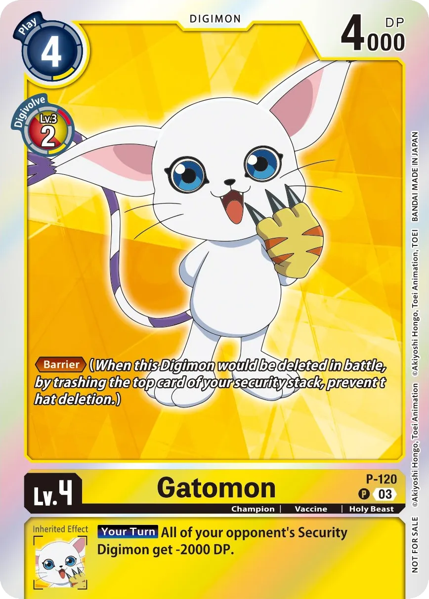 Gatomon &mdash; Digimon Card Game card