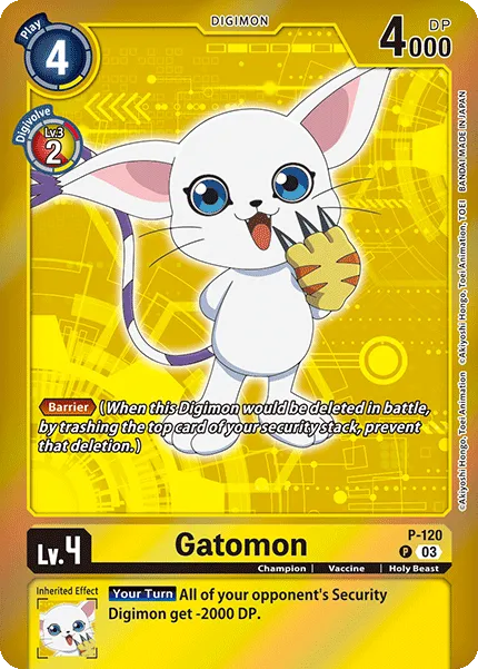 Gatomon &mdash; Digimon Card Game card
