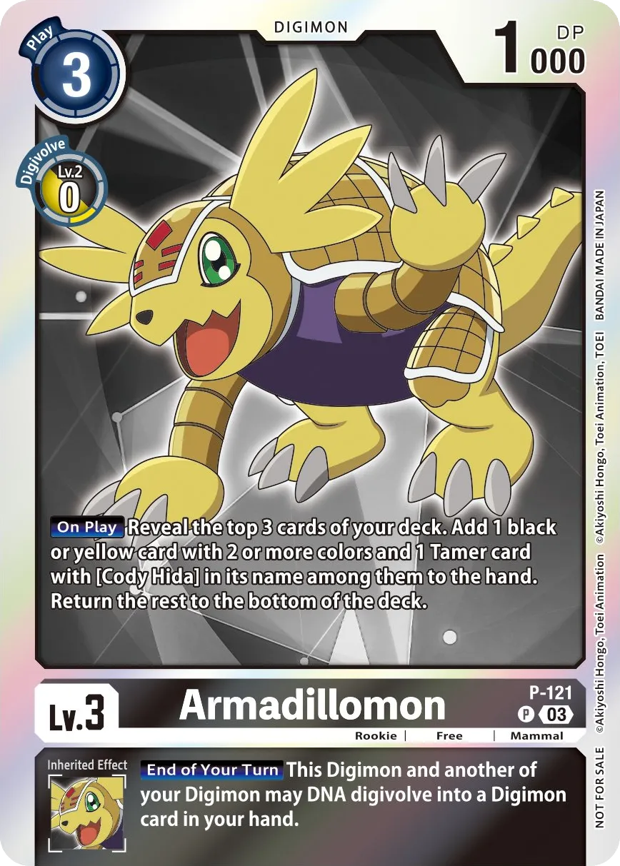 Armadillomon &mdash; Digimon Card Game card