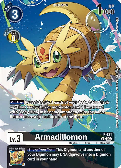 Armadillomon &mdash; Digimon Card Game card