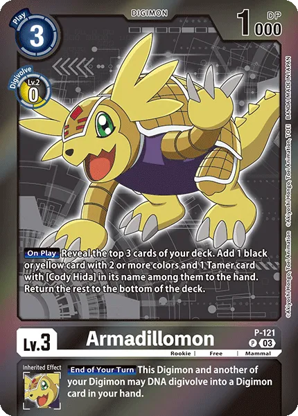 Armadillomon &mdash; Digimon Card Game card