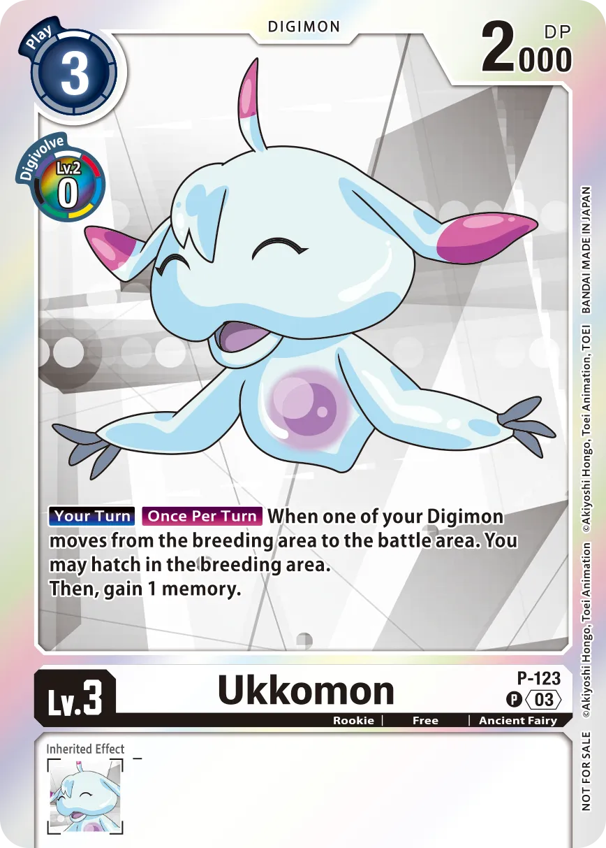 Ukkomon &mdash; Digimon Card Game card