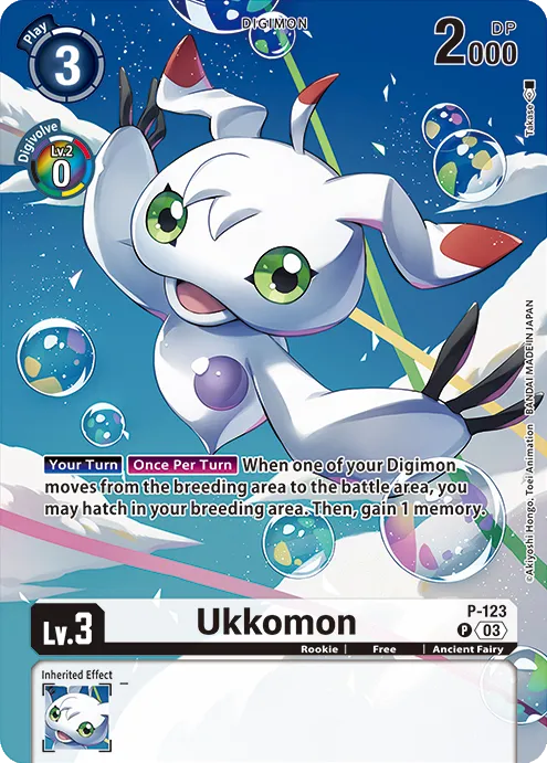 Ukkomon &mdash; Digimon Card Game card