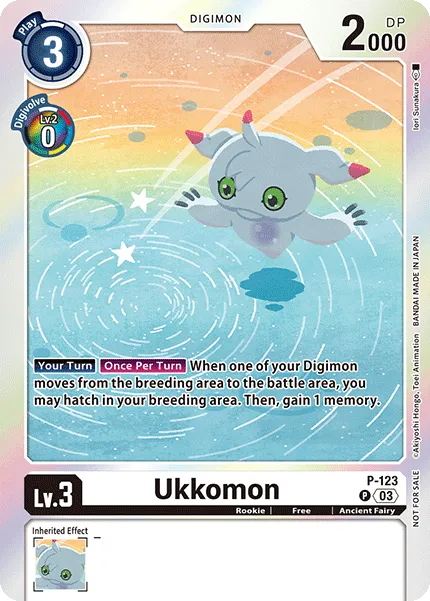 Ukkomon &mdash; Digimon Card Game card